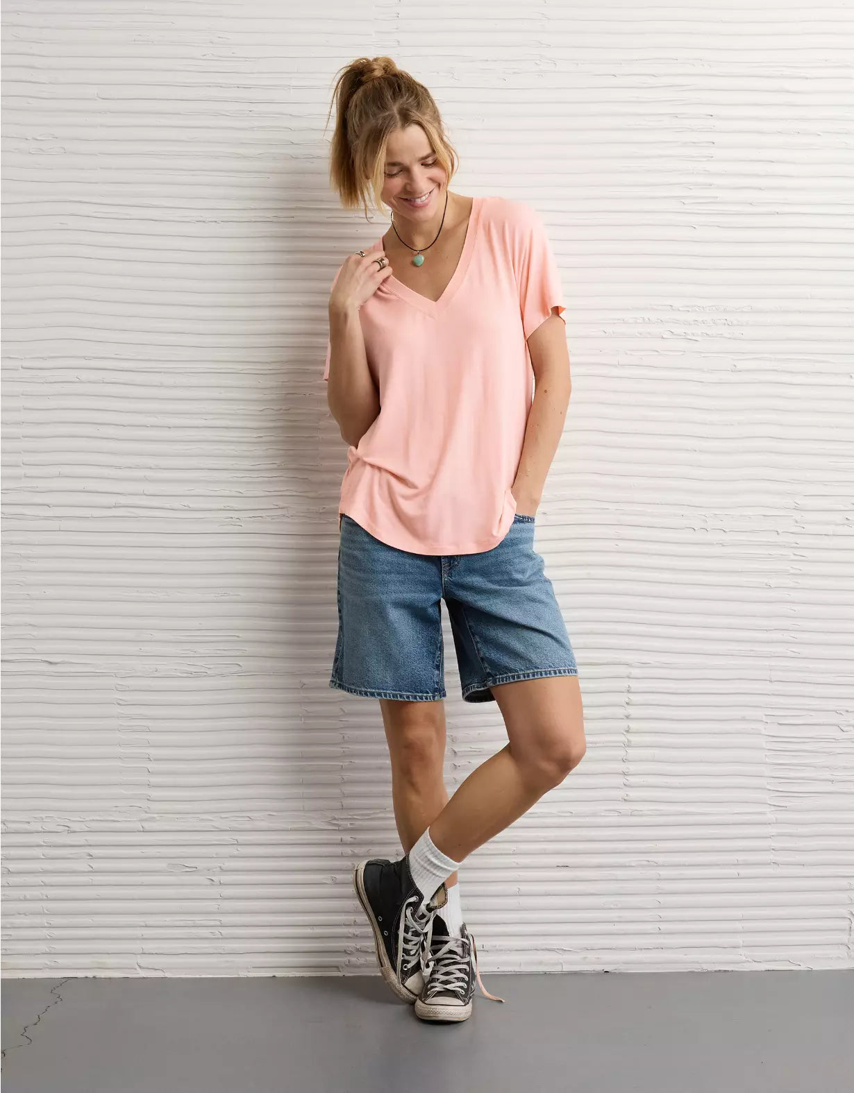 American Eagle AE Soft & Sexy V-Neck T-Shirt