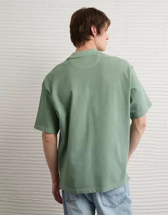 American Eagle AE Boxy Polo Shirt