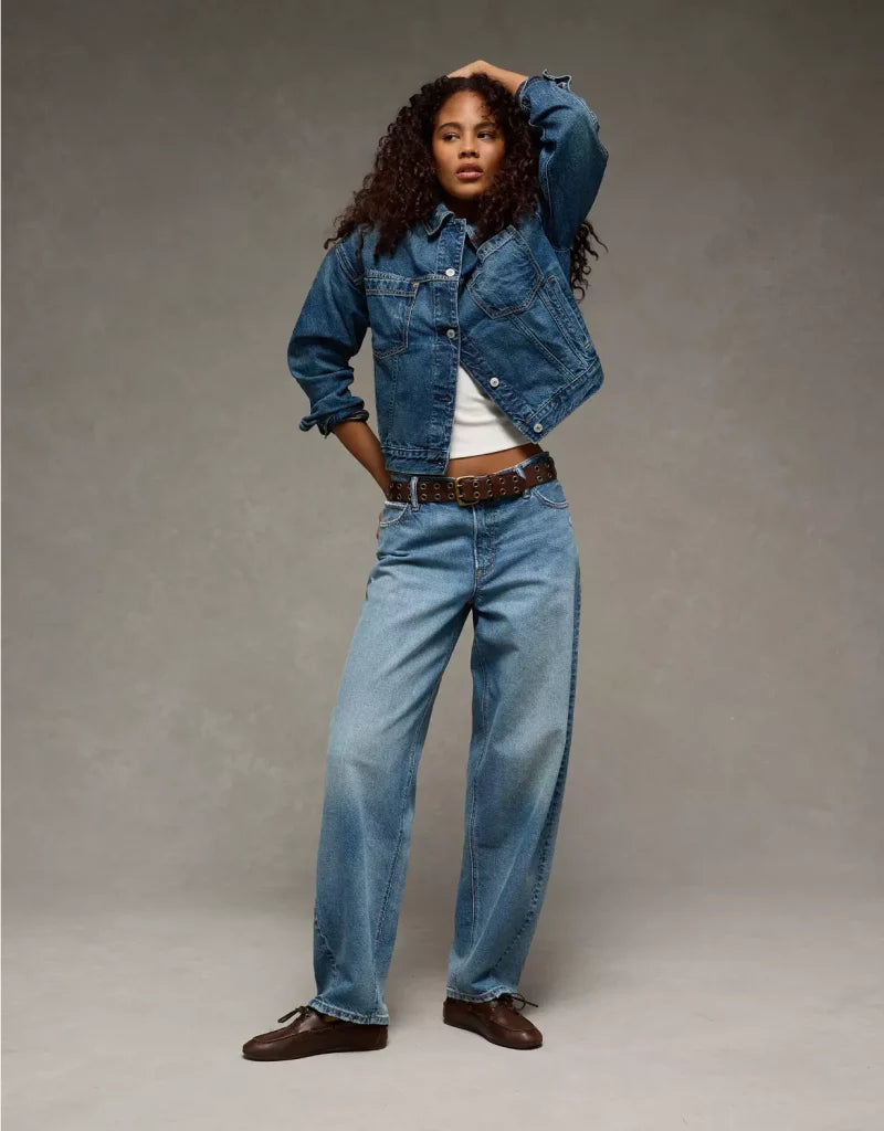 American Eagle AE Swing Denim Jacket