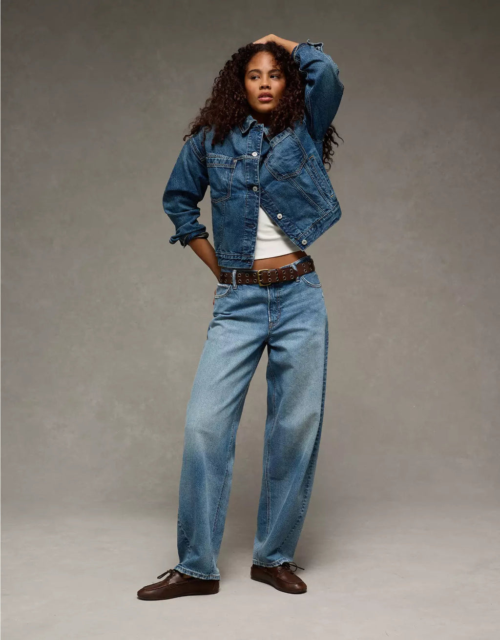 American Eagle AE Swing Denim Jacket