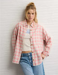 American Eagle AE Plaid Button-Down Shirt
