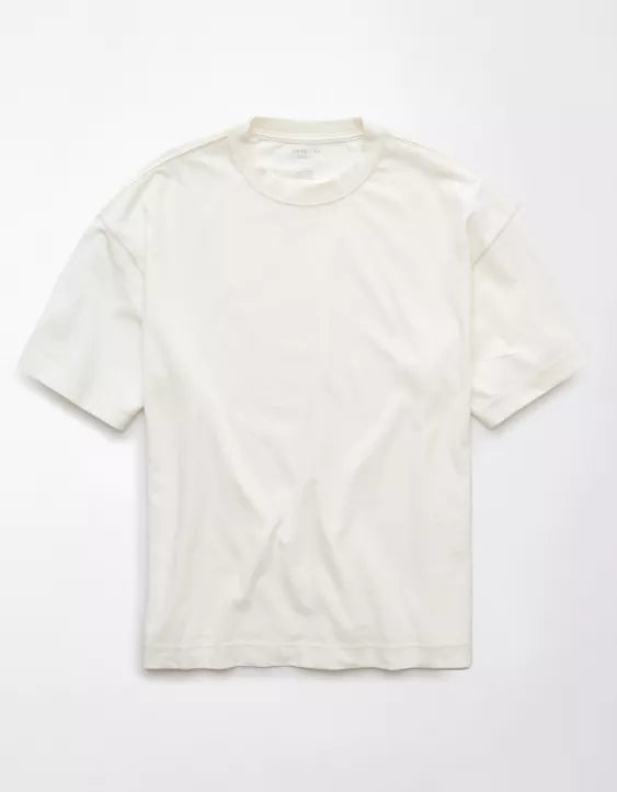 American Eagle AE Boxy Sueded Jersey T-Shirt