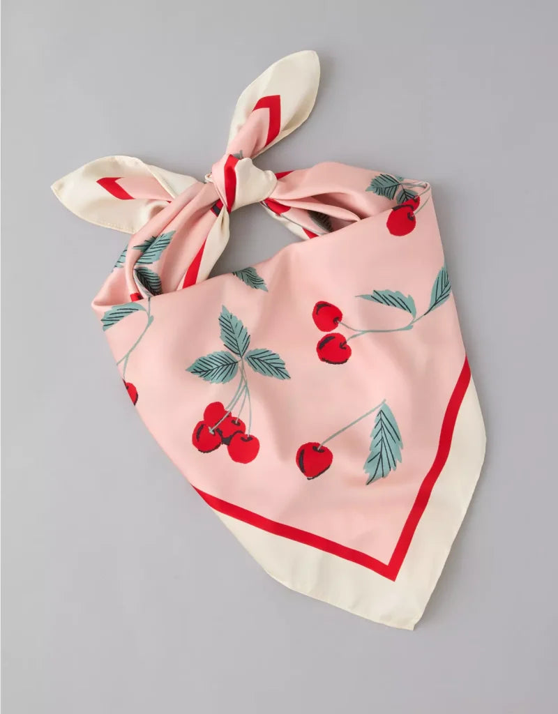 American Eagle AE Cherry Bandana